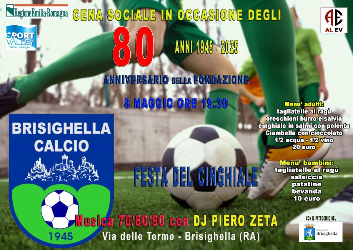 80 anni Brisighella Calcio
